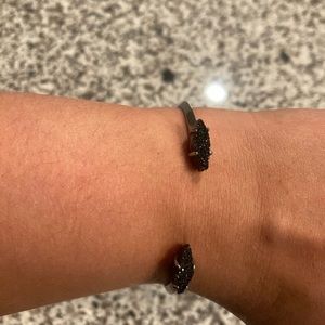Kendra Scott graphite bracelet with black stone
